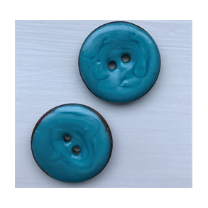 KOKOSKNAPP EMALJERT - Turkis